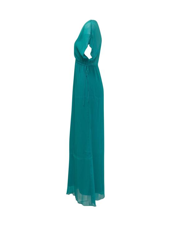 26SS 핑코 롱 원피스 106680A396 V76 VERDE MATTONELLA - PINKO
