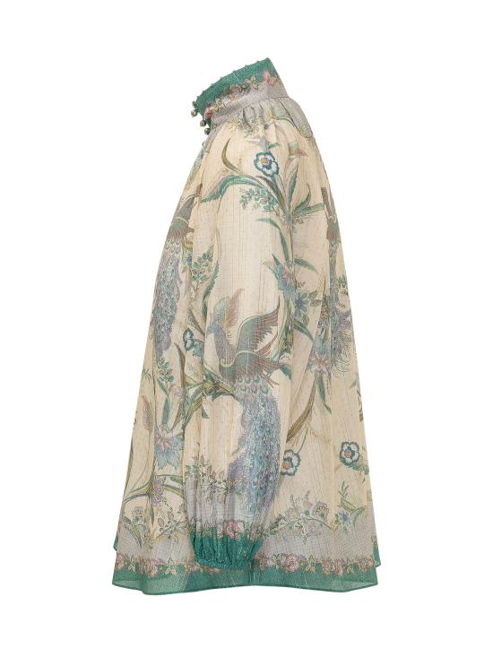 26FW 짐머만 블라우스 4538TSS262 CSCFL CREAM SCARF FLORAL - ZIMMERMANN