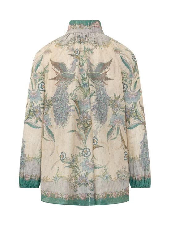 26FW 짐머만 블라우스 4538TSS262 CSCFL CREAM SCARF FLORAL - ZIMMERMANN