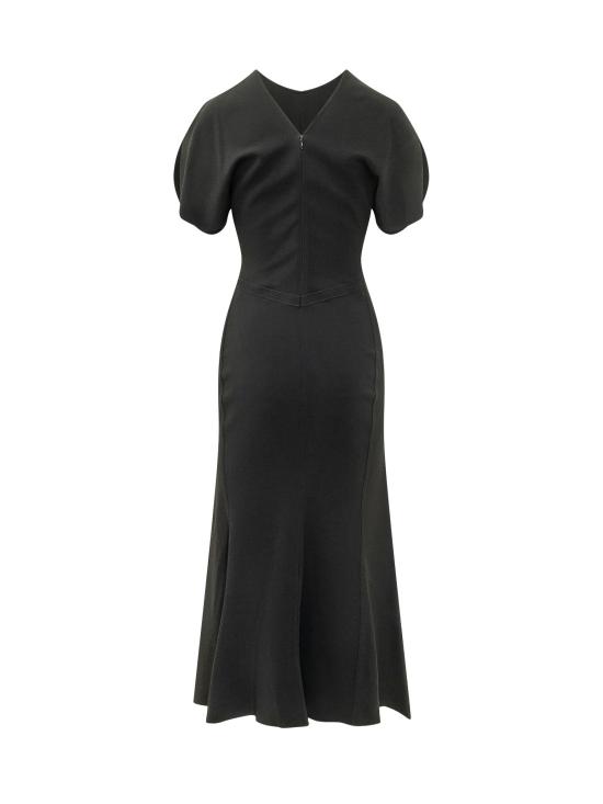 26FW 빅토리아 베컴 롱 원피스 1124WDR005227A 1 BLACK - VICTORIA BECKHAM