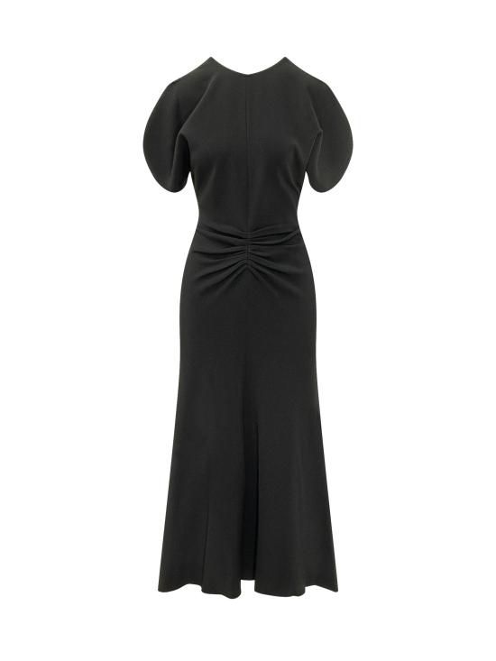 26FW 빅토리아 베컴 롱 원피스 1124WDR005227A 1 BLACK