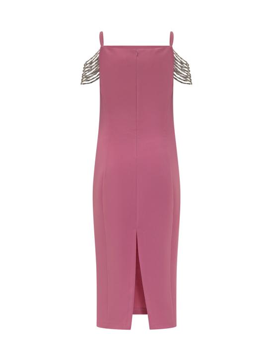 26SS 핑코 롱 원피스 106627A34P P28 ROSA IBIS - PINKO