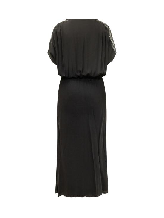 26SS 핑코 롱 원피스 106625A385 Z99 NERO LIMOUSINE - PINKO