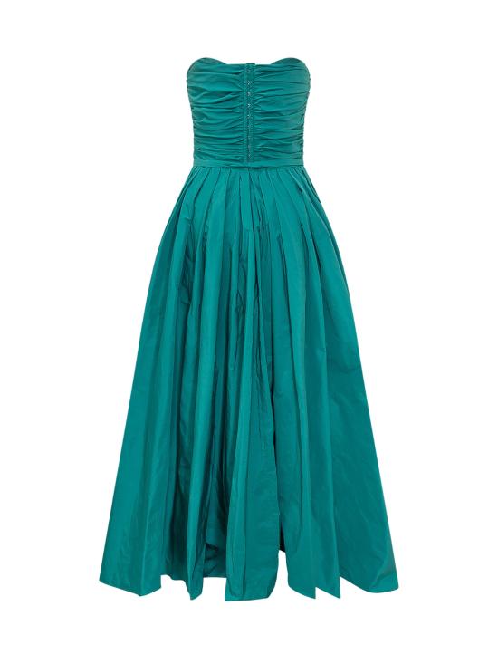 26SS 핑코 롱 원피스 106254A327 V76 VERDE MATTONELLA - PINKO