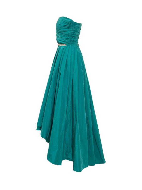 26SS 핑코 롱 원피스 106254A327 V76 VERDE MATTONELLA - PINKO
