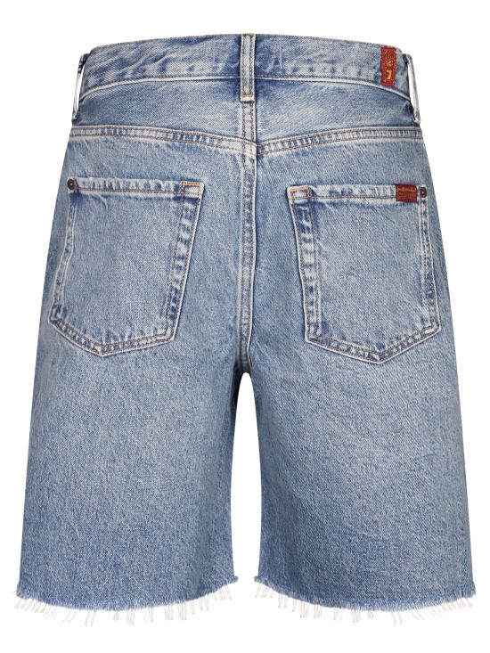 26SS 세븐포올맨카인드 데님 숏팬츠 7U87CE35 U7STW Blue - 7 FOR ALL MANKIND