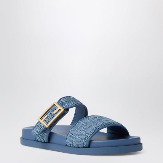 26FW 펜디 뮬/슬리퍼 8X8710AY2E Blue - FENDI