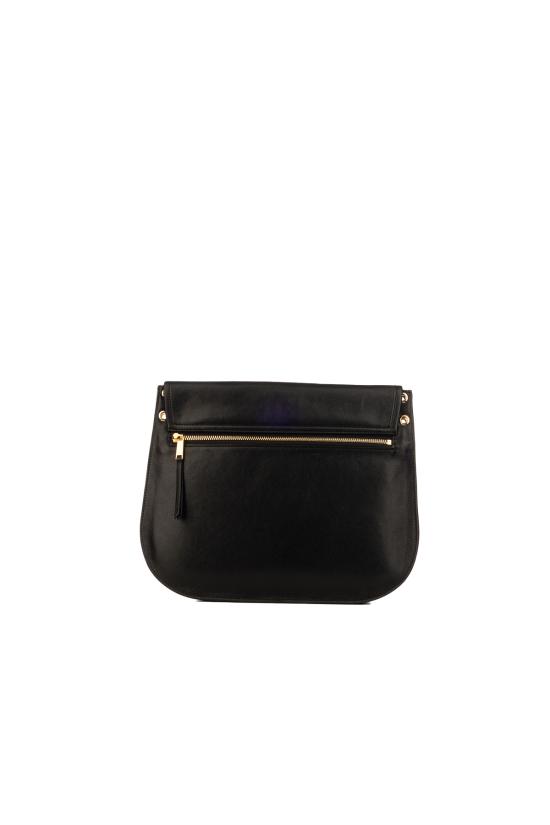 26FW 셀린느 소프트 트리옹프 베사체 서플 샤이니 램스킨 백 123632T88 38NO BLACK - CELINE