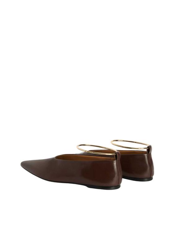 26FW 질샌더 플랫 슈즈 J15WZ0039P7836 601 CHOCOLATE PLUM - JIL SANDER