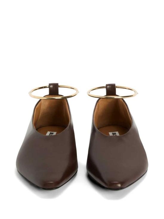 26FW 질샌더 플랫 슈즈 J15WZ0039P7836 601 CHOCOLATE PLUM - JIL SANDER