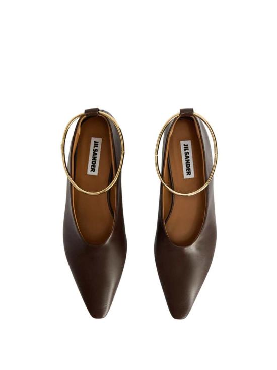 26FW 질샌더 플랫 슈즈 J15WZ0039P7836 601 CHOCOLATE PLUM - JIL SANDER