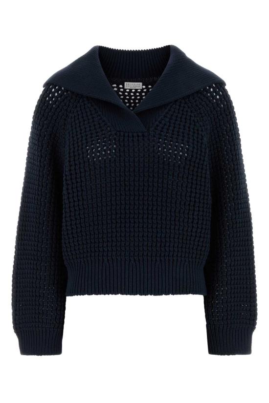 26SS 브루넬로 쿠치넬리 스웨터 M89302602 C4224 Blue