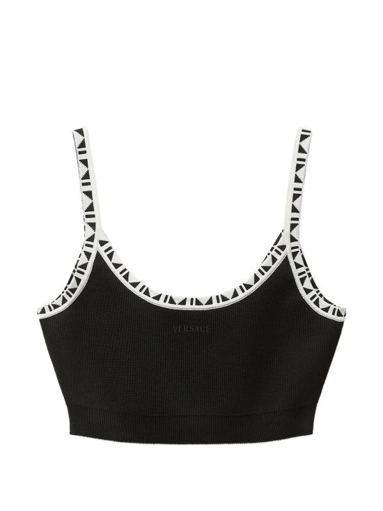 26FW 베르사체 민소매 티셔츠 10253561A18357 1B000 Nero