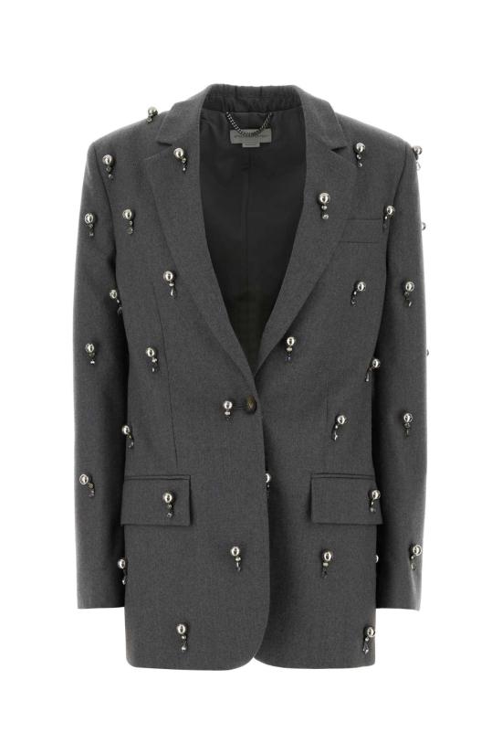 25FW 스텔라 맥카트니 수트 자켓 6501613CU703 1262 Grey