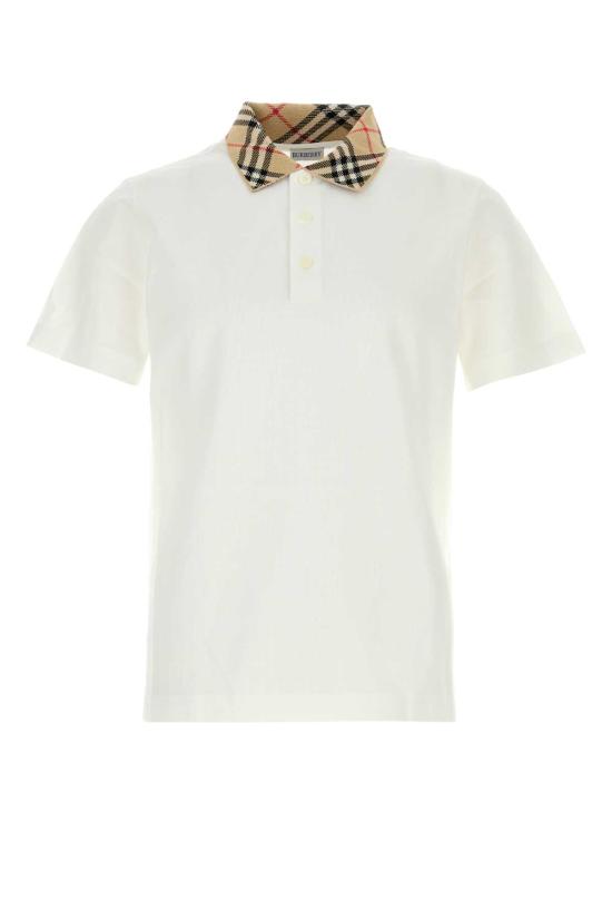 26FW 버버리 폴로 티셔츠 8126966 B7078 White