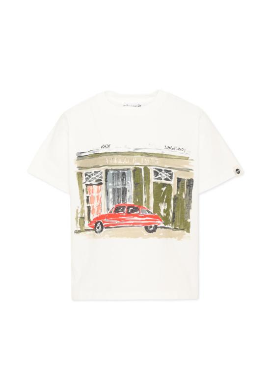 26FW [키즈] 봉쁘앙 티셔츠 W06BTSK00001 102 WHITE