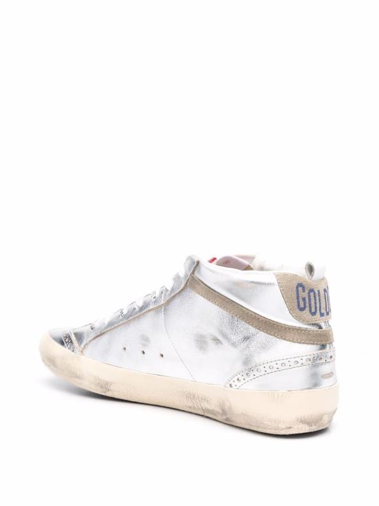 26FW 골든구스 미드 스타 스니커즈 GWF00122 F00279470216 Bianco - GOLDEN GOOSE