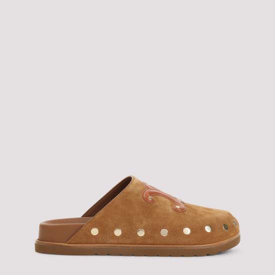 26FW 셀린느 피테아 클로그 363013954C 18NC COGNAC