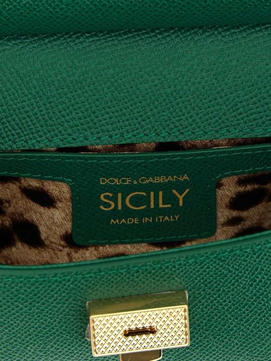 26FW 돌체앤가바나 SICILY 시실리 스몰 핸드백 BB7116B1001 87174 VERDE SMERALDO - DOLCE & GABBANA
