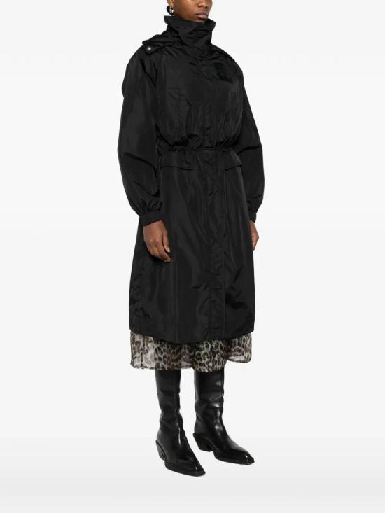 26SS 가니 나일론 파카 코트 A1010080099 Black - GANNI