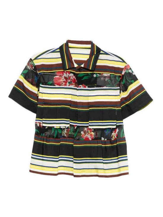 26SS 사카이 셔츠 2608526BLACK Multicolour