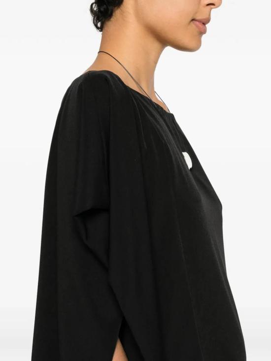 26SS 드리스 반 노튼 미디 원피스 2610110423078BLACK Black - DRIES VAN NOTEN