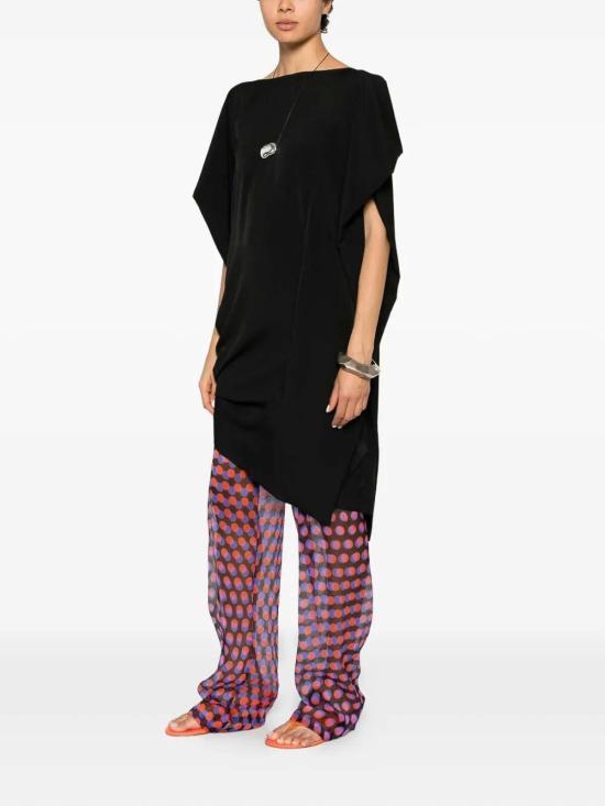 26SS 드리스 반 노튼 미디 원피스 2610110423078BLACK Black - DRIES VAN NOTEN