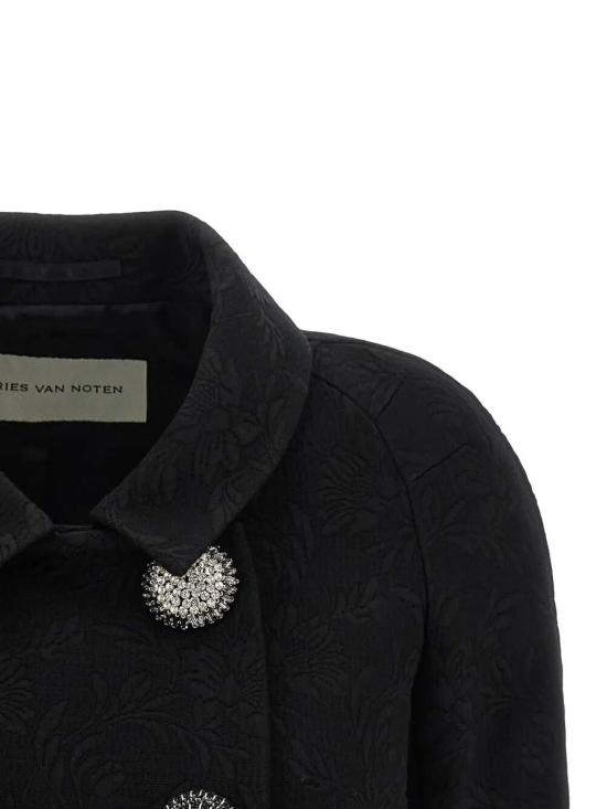 26SS 드리스 반 노튼 수트 자켓 2610105413265BLACK Black - DRIES VAN NOTEN