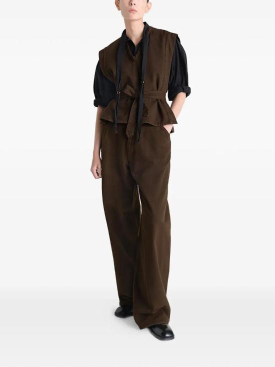 26SS 르메르 민소매 티셔츠 OT0011LD1067BR423 Brown - LEMAIRE