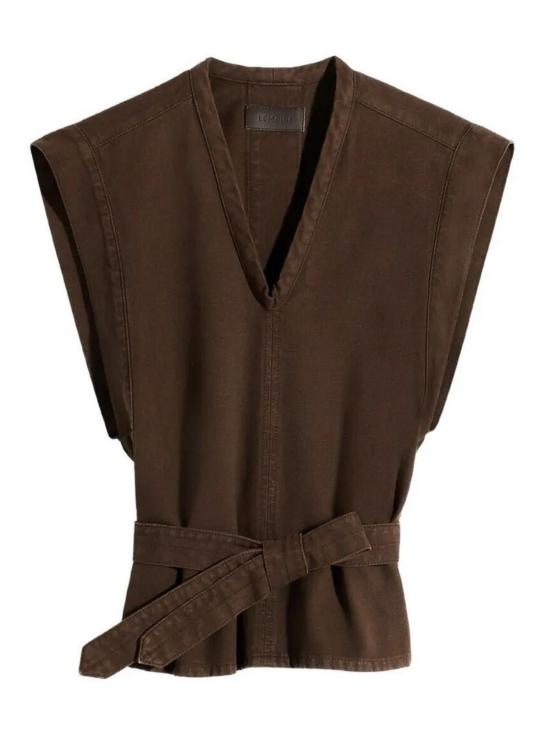 26SS 르메르 민소매 티셔츠 OT0011LD1067BR423 Brown