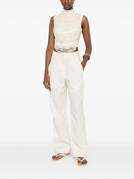 26SS 드리스 반 노튼 스트레이트 팬츠 2610109763183ECRU Light Beige - DRIES VAN NOTEN