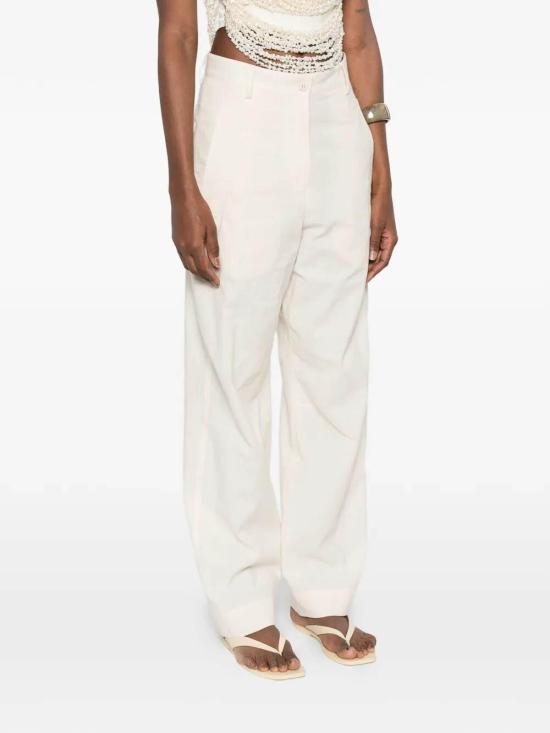 26SS 드리스 반 노튼 스트레이트 팬츠 2610109763183ECRU Light Beige - DRIES VAN NOTEN