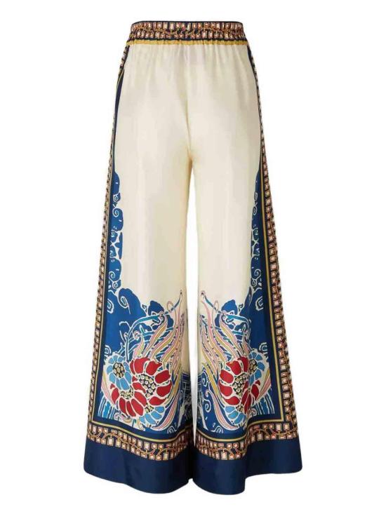 26SS 라 더블제이 팔라초 팬츠 TRO0026SIL006LEM02BU03PLACE Multicolour - LA DOUBLEJ