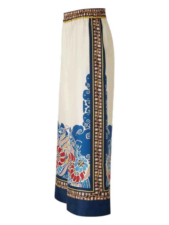 26SS 라 더블제이 팔라초 팬츠 TRO0026SIL006LEM02BU03PLACE Multicolour - LA DOUBLEJ