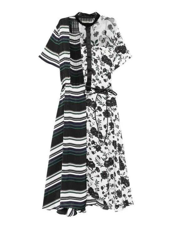 26SS 사카이 미디 원피스 2608524WHITE Multicolour