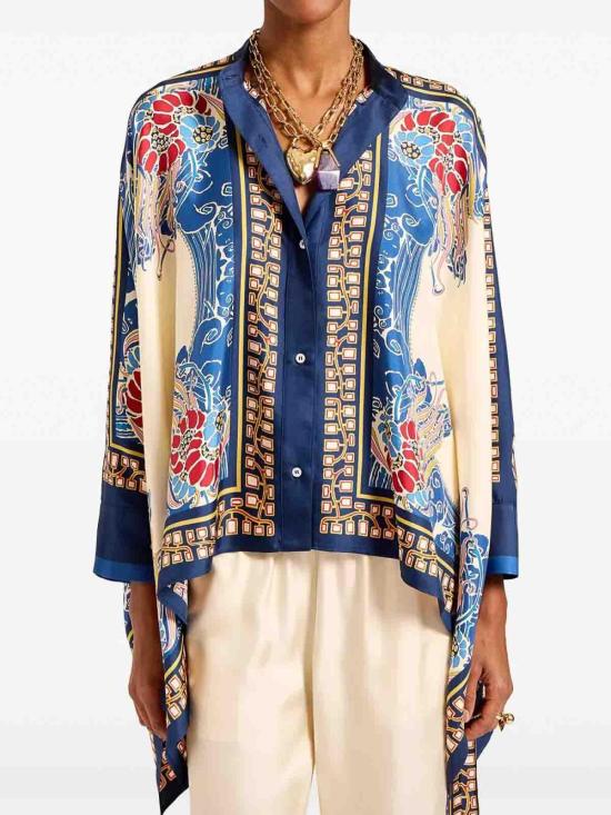 26SS 라 더블제이 블라우스 SHI0059SIL006LEM02BU03PLACE Multicolour - LA DOUBLEJ