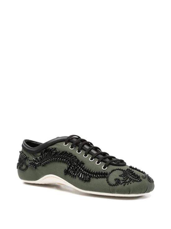 26SS 드리스 반 노튼 스니커즈 261012E16 Green - DRIES VAN NOTEN