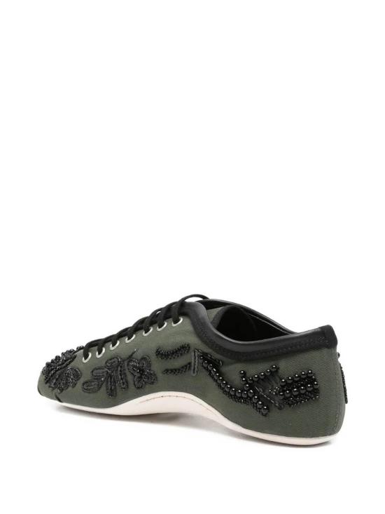 26SS 드리스 반 노튼 스니커즈 261012E16 Green - DRIES VAN NOTEN