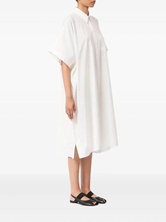 26SS MM6 메종마르지엘라 미디 원피스 S52DD0085M35480101 White - MM6 MAISON MARGIELA
