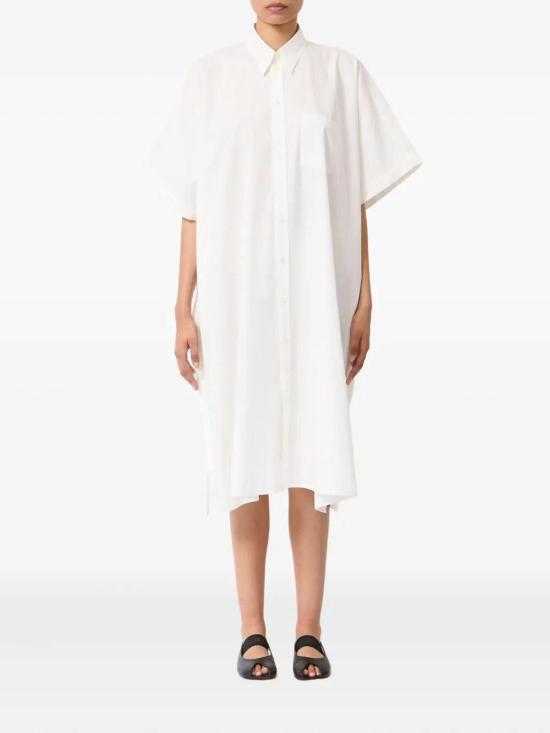 26SS MM6 메종마르지엘라 미디 원피스 S52DD0085M35480101 White - MM6 MAISON MARGIELA