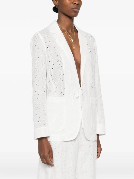 26SS 포르테포르테 수트 자켓 14877MYJACKETCRYSTAL White - FORTE FORTE