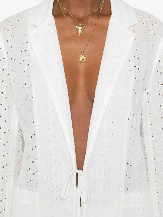 26SS 포르테포르테 수트 자켓 14877MYJACKETCRYSTAL White - FORTE FORTE