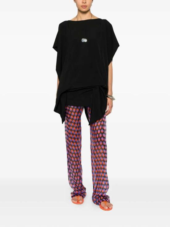 26SS 드리스 반 노튼 스트레이트 팬츠 2610109083094BLACK Black - DRIES VAN NOTEN