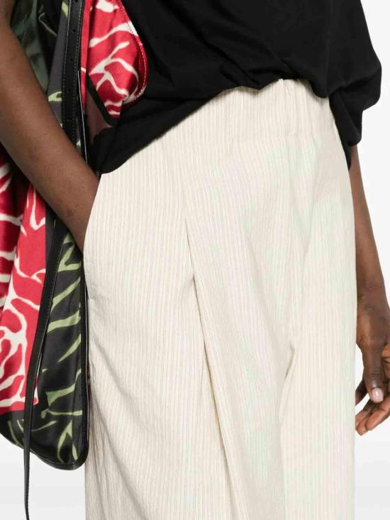 26SS 드리스 반 노튼 스트레이트 팬츠 109093360005 White - DRIES VAN NOTEN