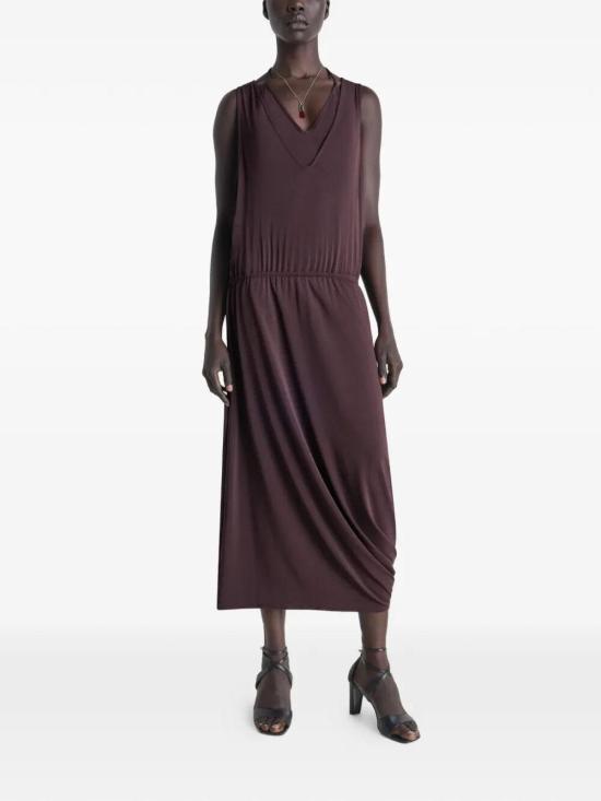 26SS 르메르 미디 원피스 DR1146LJ1050BR523 Brown - LEMAIRE