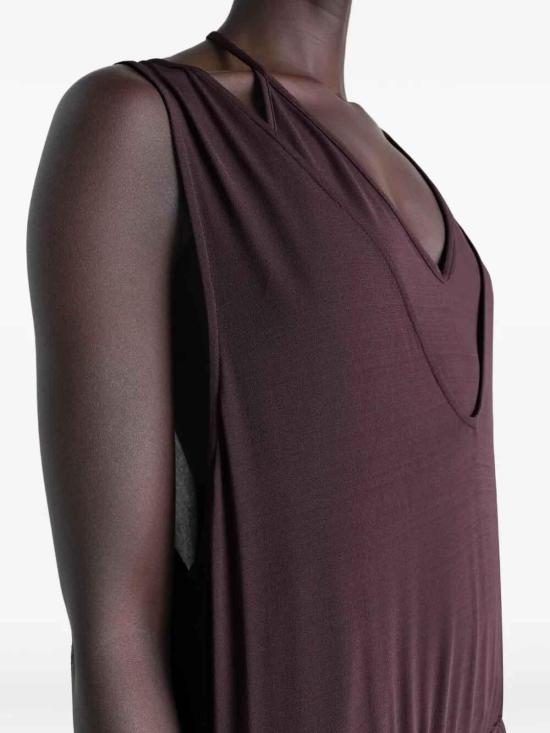 26SS 르메르 미디 원피스 DR1146LJ1050BR523 Brown - LEMAIRE