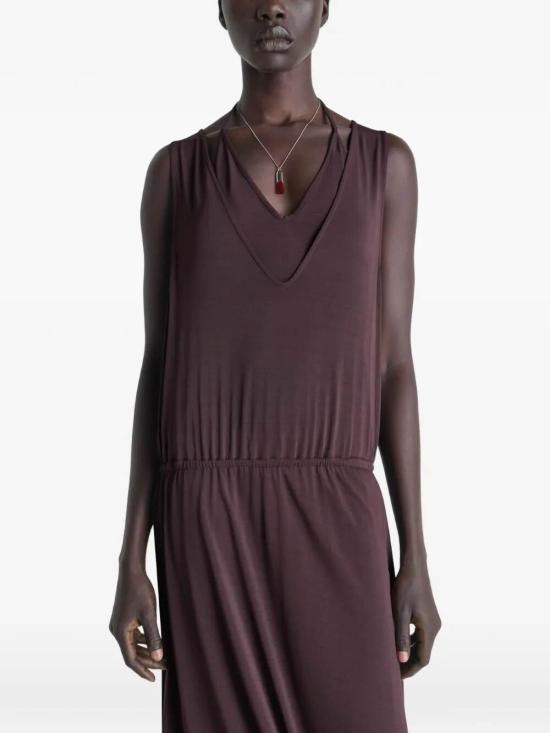 26SS 르메르 미디 원피스 DR1146LJ1050BR523 Brown - LEMAIRE