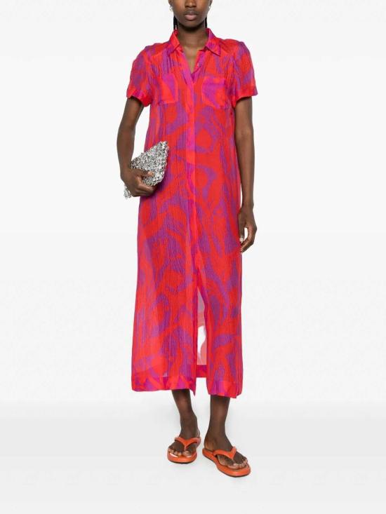 26SS 드리스 반 노튼 롱 원피스 2610110033036FUCHSIA Multicolour - DRIES VAN NOTEN
