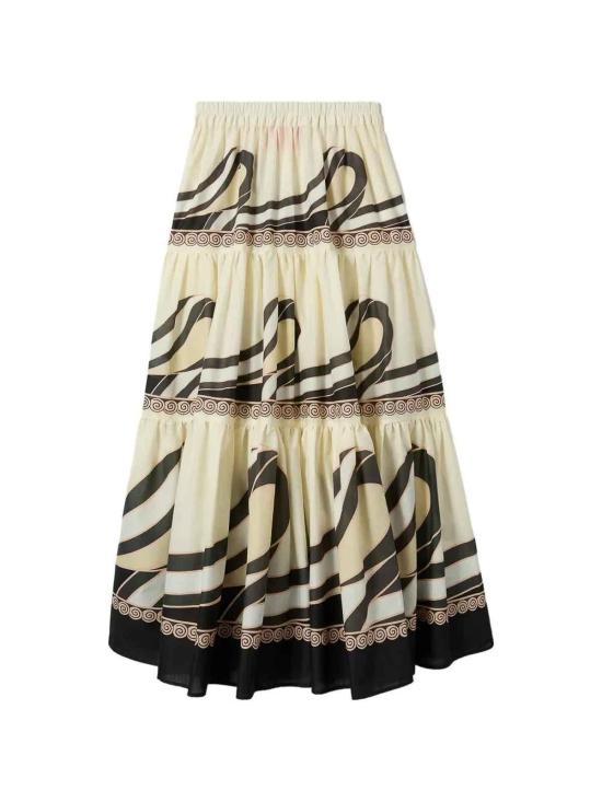 26SS 라 더블제이 롱 스커트 SKI0139COT056AMB03PI02SS26PI02 Multicolour - LA DOUBLEJ