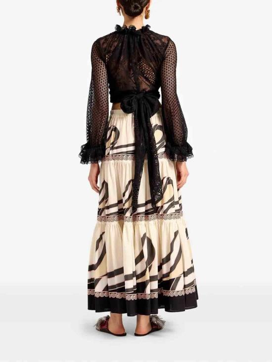 26SS 라 더블제이 롱 스커트 SKI0139COT056AMB03PI02SS26PI02 Multicolour - LA DOUBLEJ